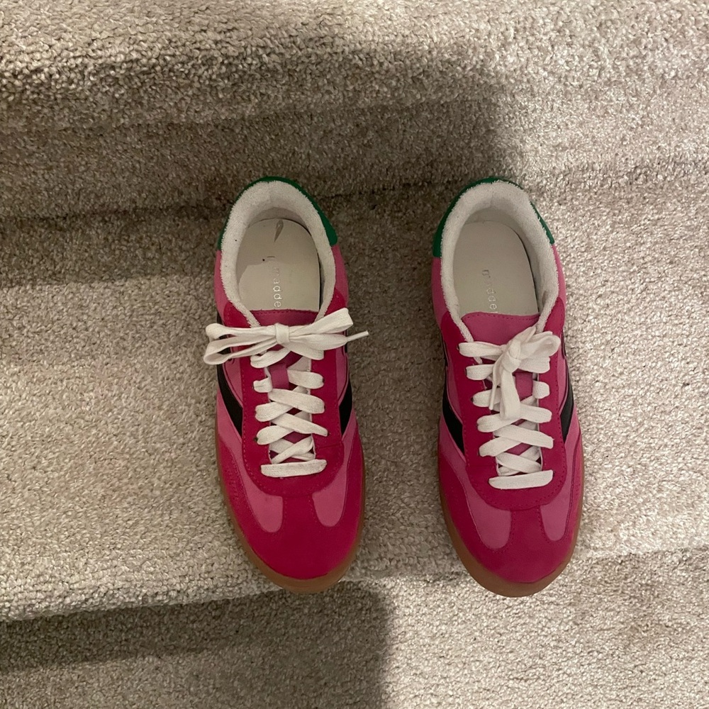Madden Girl Fuchsia and Blackberry Sneakers